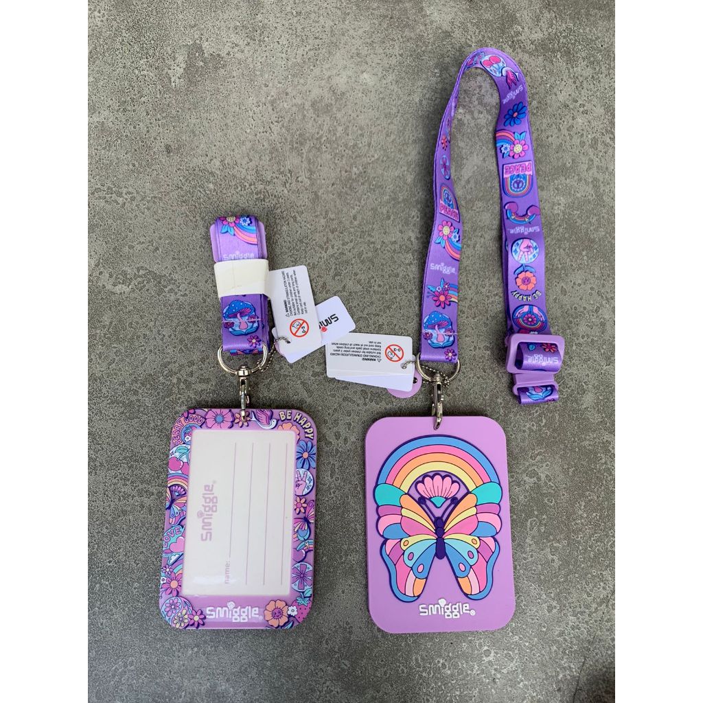 

SMIGGLE LIMITLESS LANYARD LILAC - NAME TAG SMIGGLE
