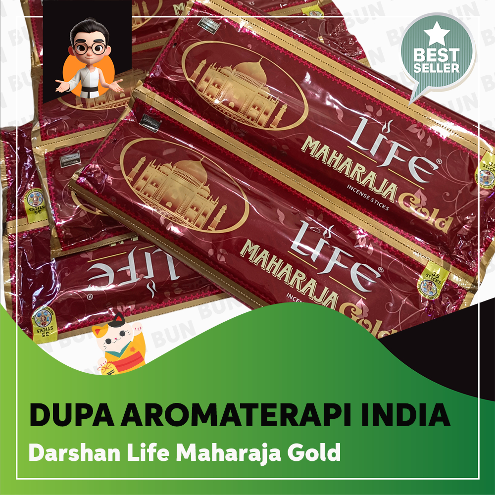 Hio Dupa India Aromaterapi Darshan Maharaja Gold Pouch