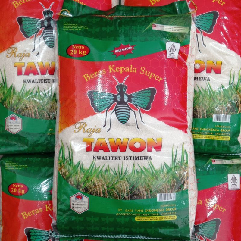 

Beras Raja Tawon Hijau 20kg