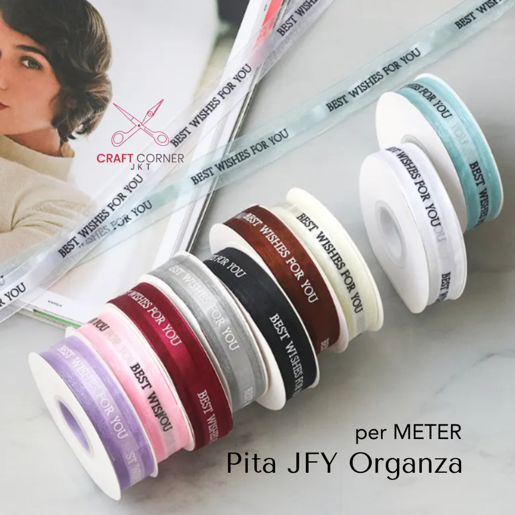 

[ROLL] Pita Just For You Organza Ribbon - Buket Bunga Hadiah