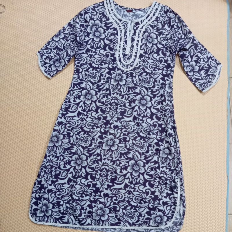 dress panjang ungu tua