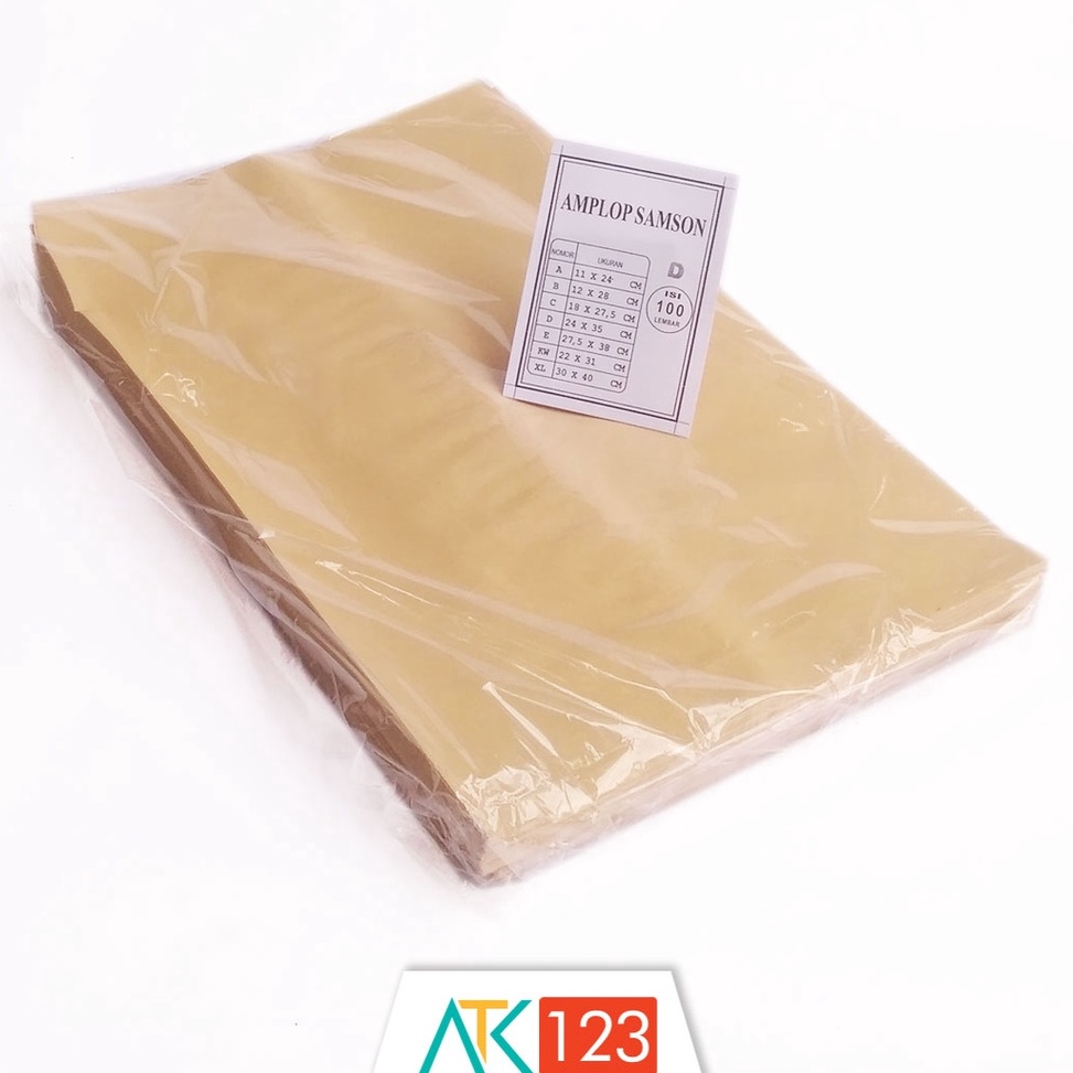 

KODE M7H6 Amplop Coklat Samson Guanaco D Folio isi 1 Buah
