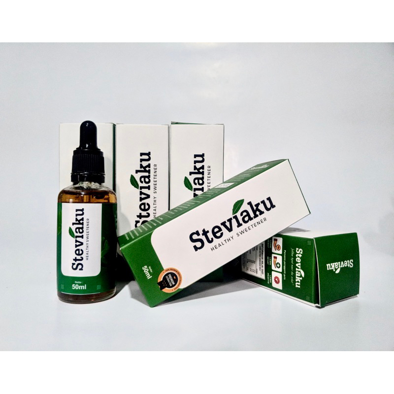 

STEVIAKU pemanis alami stevia (pengganti gula pasir) 50ml | 0 kalori 0 gula| 100% murni steviol