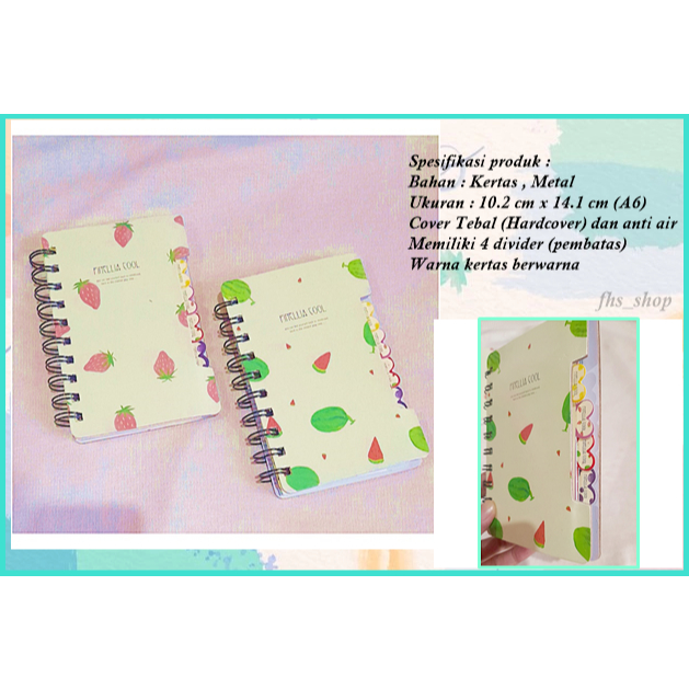 

Notebook Mini A6 Buku Diary Aesthetic Buku Spiral Notebook A6 Spiral Diary Aesthetic Pinellia Cool