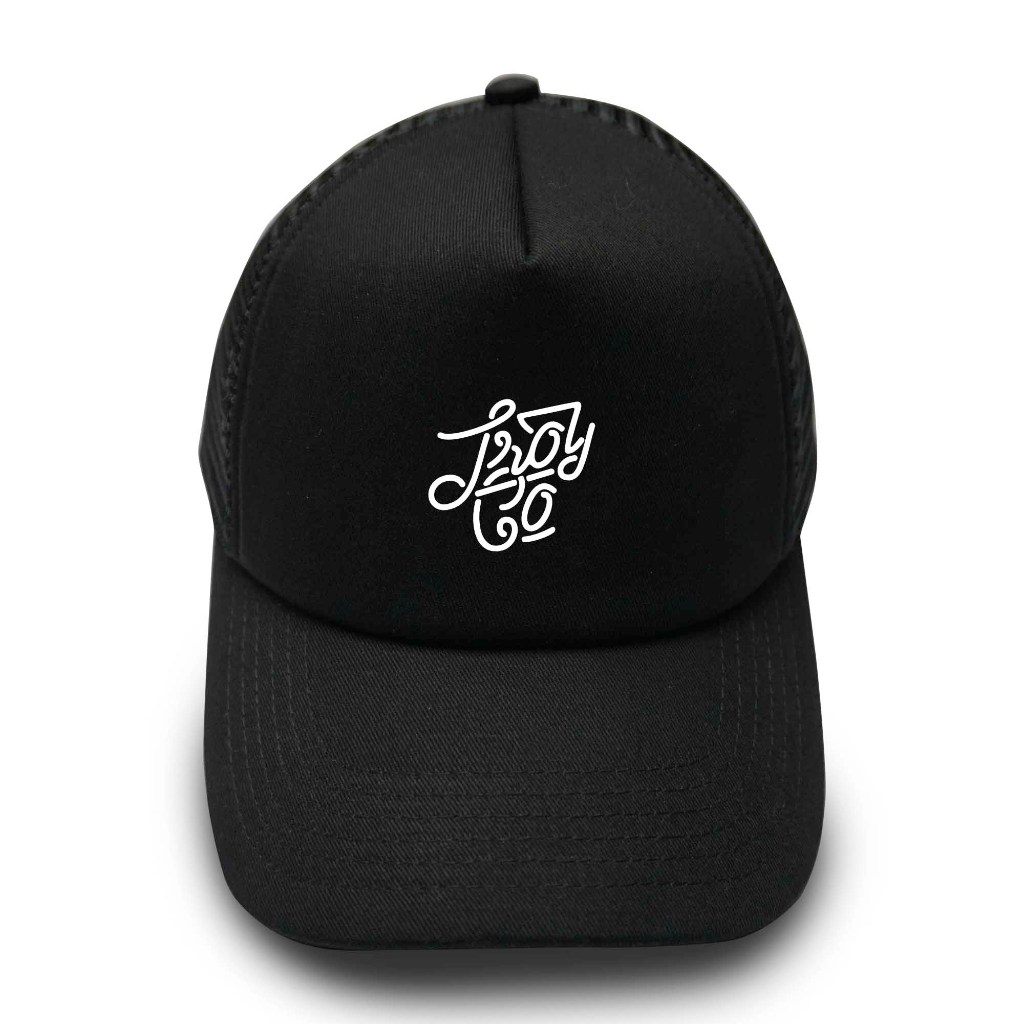 Troy Company Trucker Hat Topi Jaring Hitam Neon TC 2609
