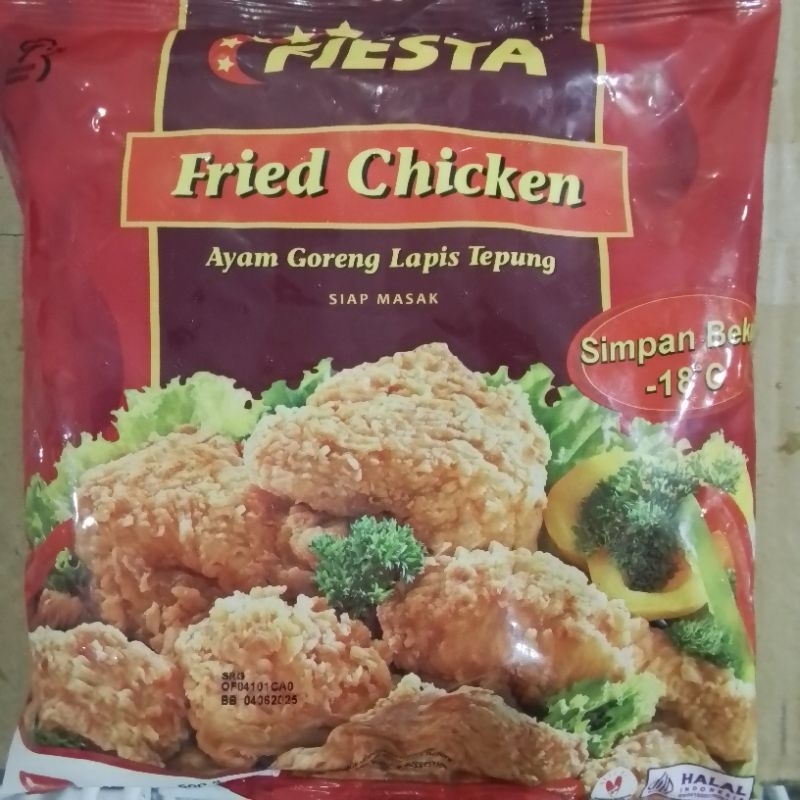 

Fiesta Fried Chicken Ayam Goreng Lapis Tepung 500gr
