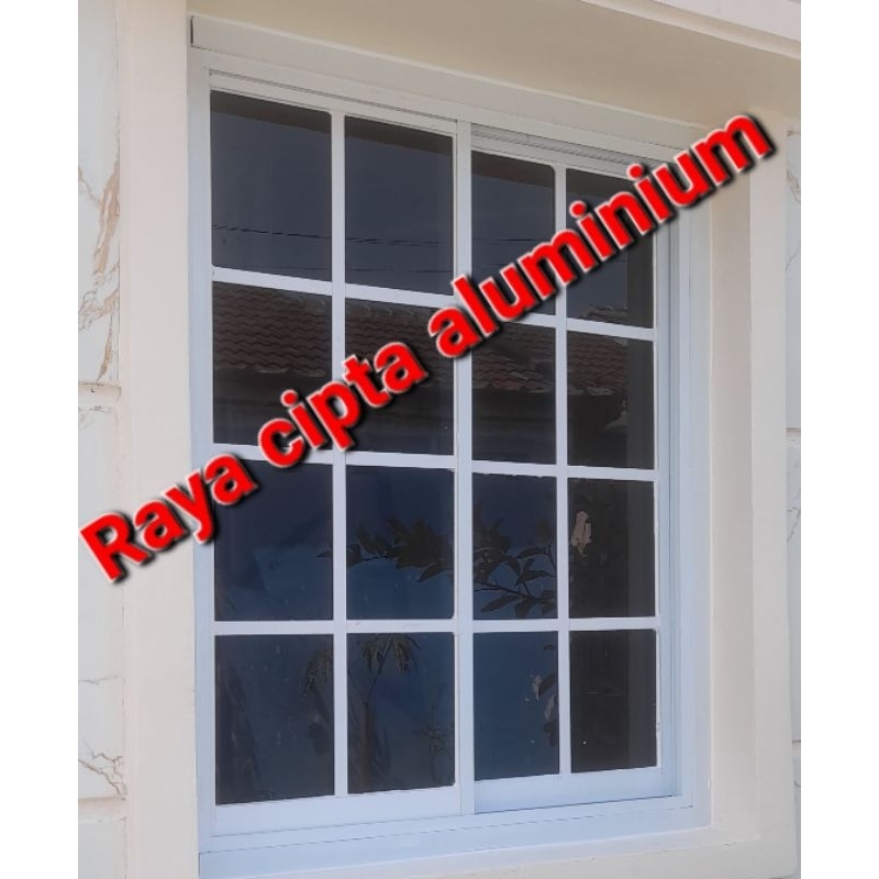 Jendela sledding aluminium 120 x 120