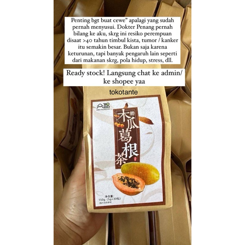 

Papaya Breast Tea Teh Payudara