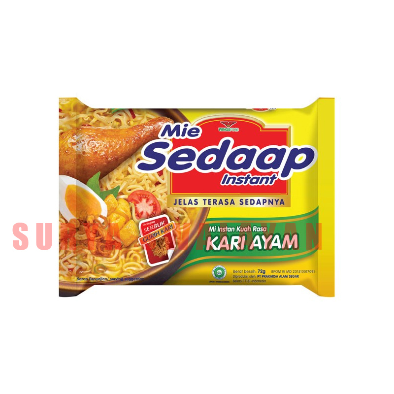 

Mie Sedaap Kuah Rasa Kari Ayam 72gr