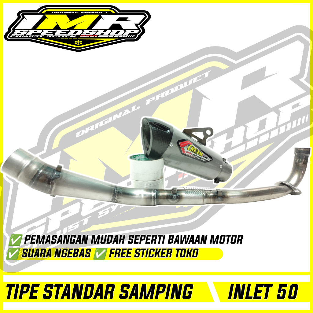 KNALPOT CREAMPIE JUPITER Z Z1 VEGA R ZR RR FORCE Fi SUPRA FIT X 100 125 ABSOLUTE REVO 110 BLADE KHAR