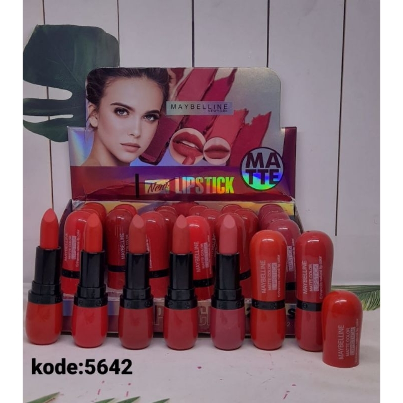 GROSIR LUSINAN LIPSTIK PADAT MAYBELLINE, REVLON, HOLDMORNING