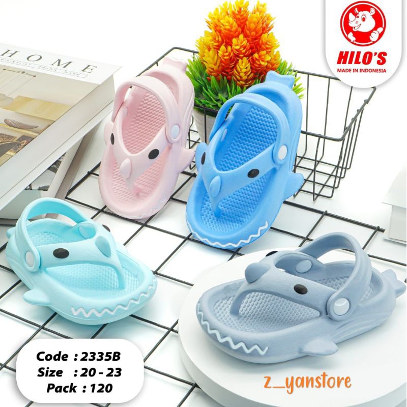 sendal anak karakter ikan hiu terbaru sendal viral termurah