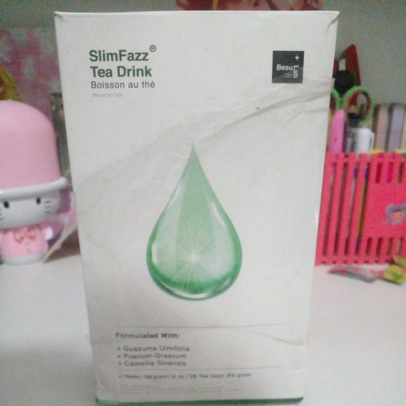 

preloved slim tea beaudelab jual rugi bgt