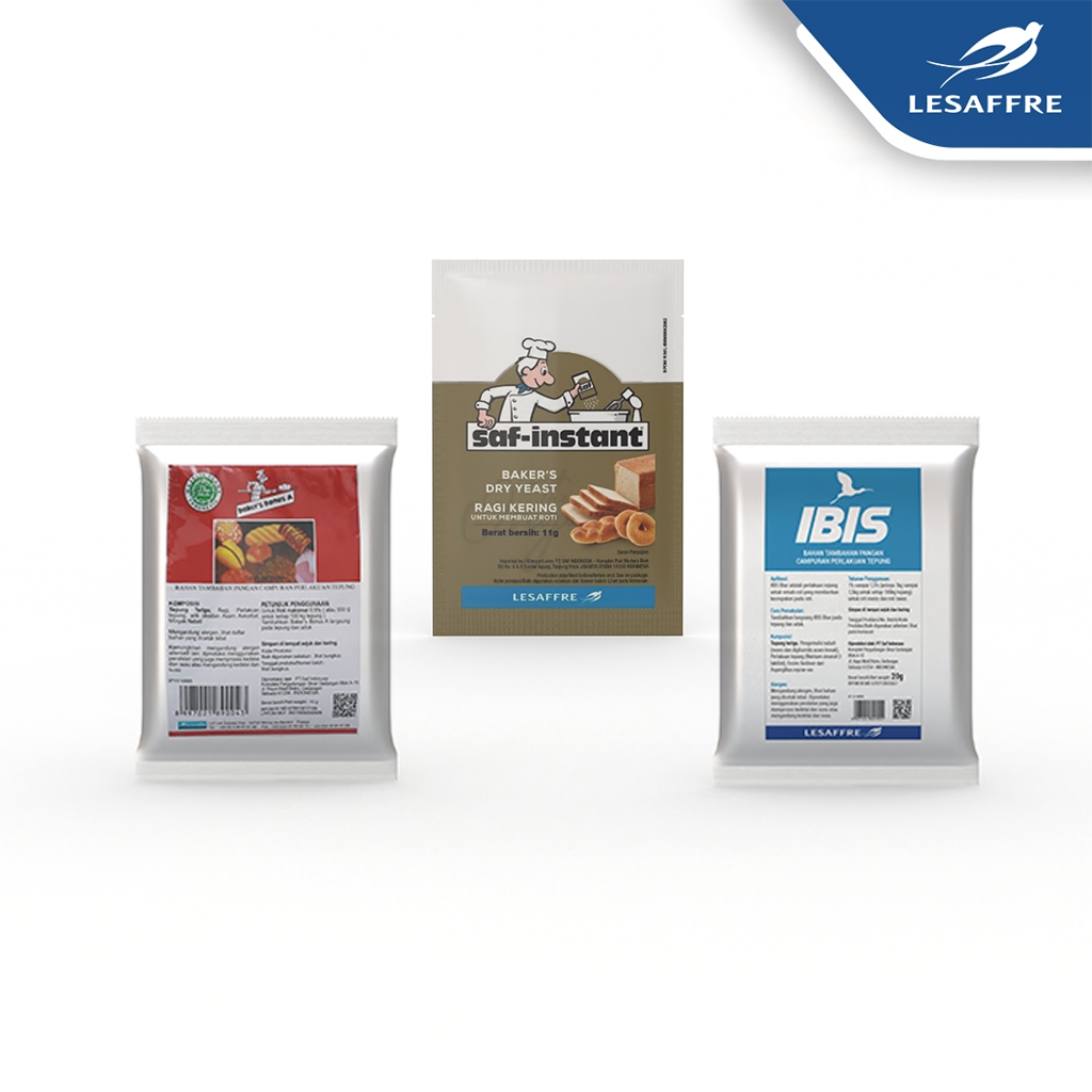 

Bundling Paket 3 in 1, Saf Instant Gold + Ibis Blue + Bakers Bonus A