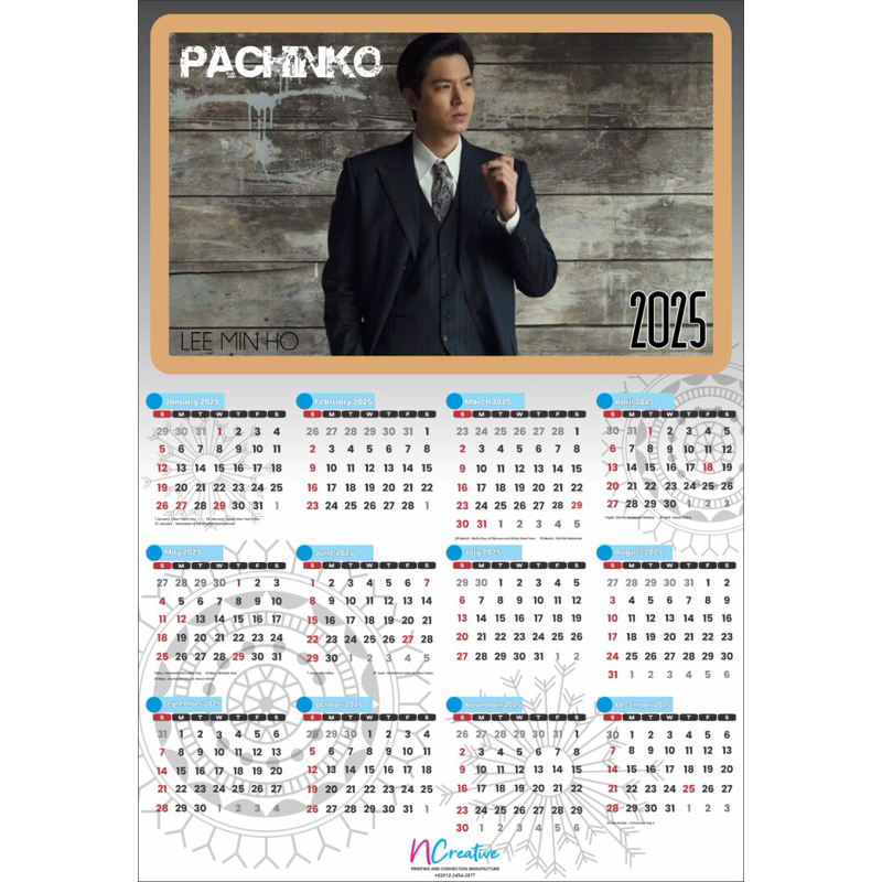 

KALENDER 2025 LEEMINHO