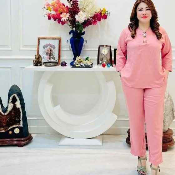 134340 stelan wanita celana kulot pendek terbaru murah jumbo motif bunga one set