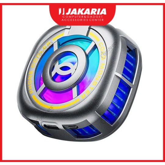 Plextone EX2 Ultra Cooler HP Gaming Magnetic Kipas Alat Pendingin HP Gaming Live Streaming