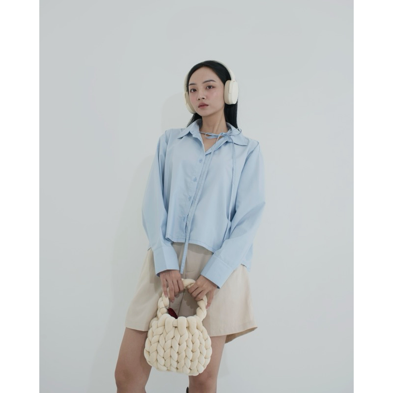 Baju atasan wanita tali pita