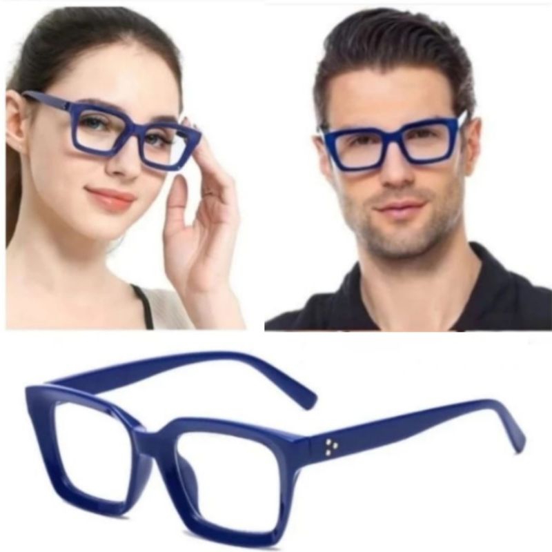 Frame Kacamata Pria Wanita 901 Bisa Request Minus, Normal, Plus, Clynder