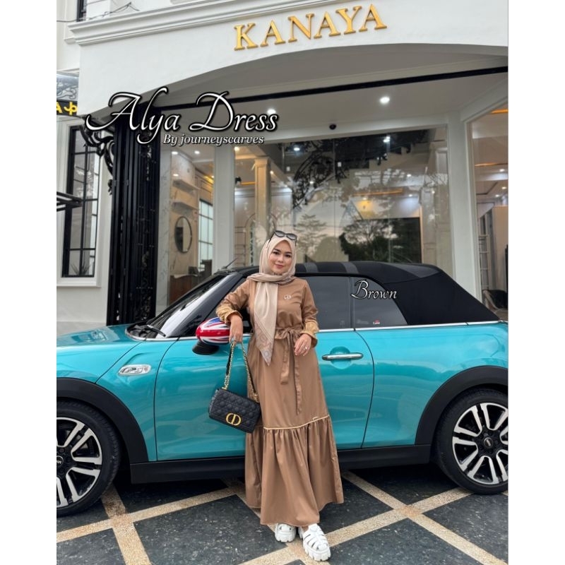 ALYA DRESS JOURNEY SCARVES JP GAMIS KONDANGAN GAMIS TERBARU