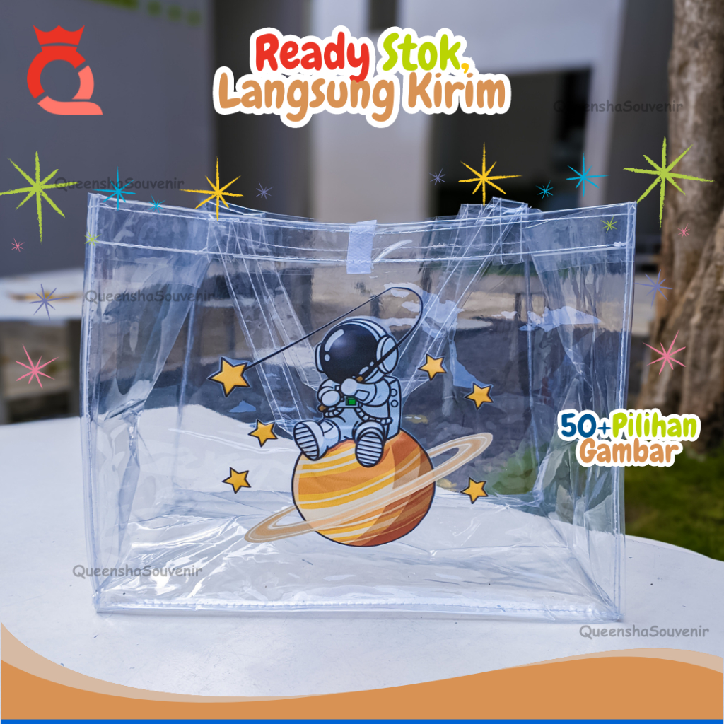 

Tas Souvenir Hampers Bingkisan Snack Mika Bening Transparan Ulang Tahun Ultah Anak Laki Laki Perempuan Unik Lucu Bento MB4