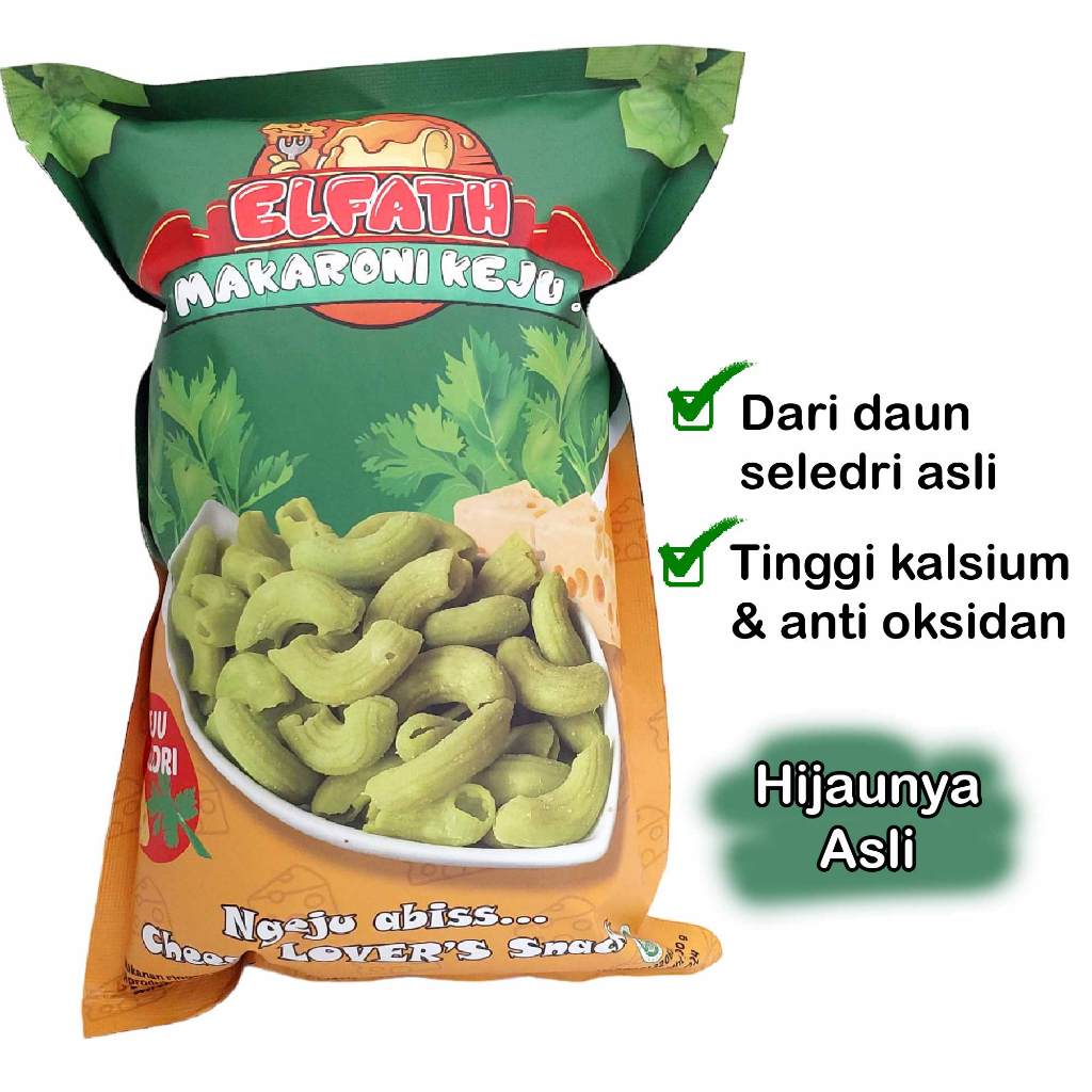 

Makaroni keju ELFATH Rasa Keju Seledri