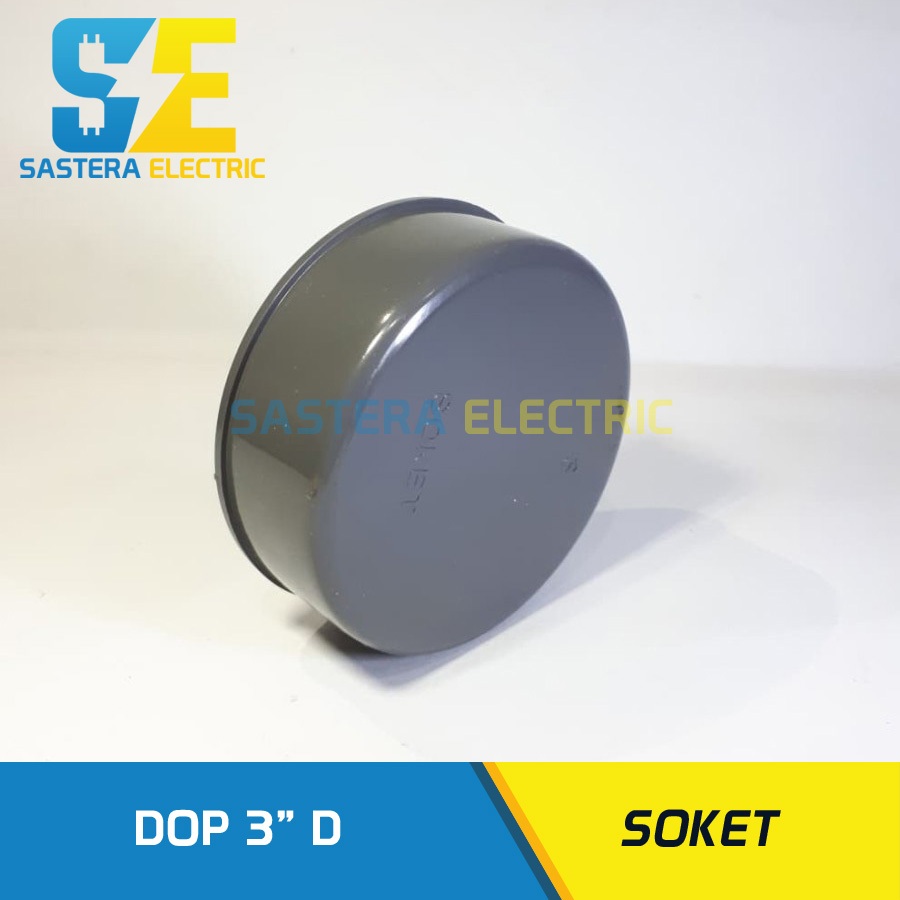 Dop Pipa 3" inch PVC Soket | Cap 3" in | Tutup Pipa 3" in | Dop 3" inch D | Dop Pipa 3" | Dop Pralon
