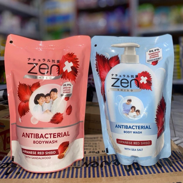 SABUN MANDI ZEN CAIR 400ML REFILL