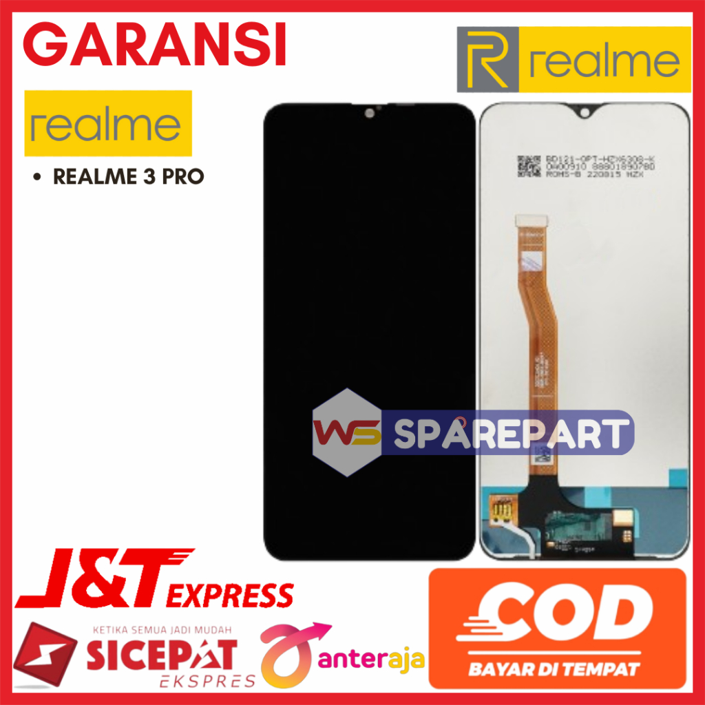 LCD REALME 3 PRO - ORIGINAL FULLSET