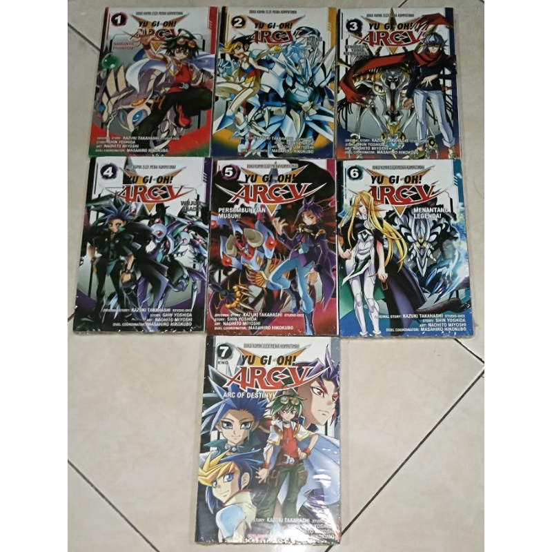 komik yu - gi - oh  arc-v set vol 1-7 original segel