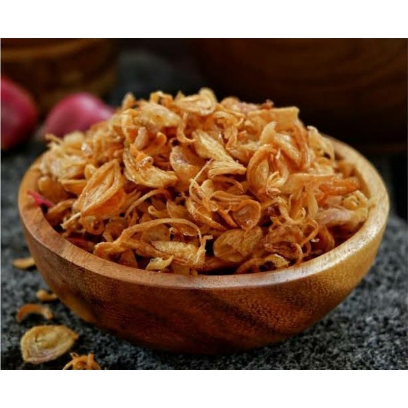 

Bawang Goreng Murni Asli Tanpa Tepung Sumenep Brebes Palu Original 500 gr Free Ongkir COD