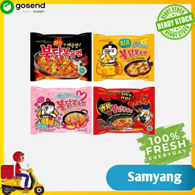 

Samyang mie instant ramen - Tukang sayur palembang