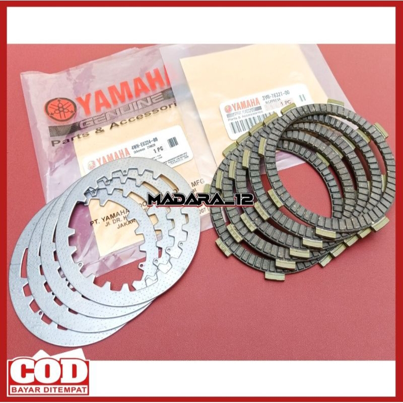 kampas 3yr-16321-00 dan plat kopling 1 set yamaha jupiter z f1zr fiz r fisr jupiter z vega r vega r 