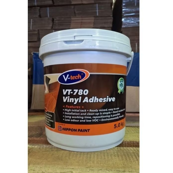 VT-780 5kg lem vinyl / lem khusus vinyl / vinyl adhesive / water based vinyl adhesive / lem lantai v
