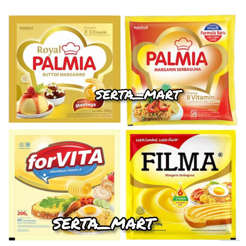 

ForVita Margarin / Mentega / Margarine Sachet Serbaguna 200gr