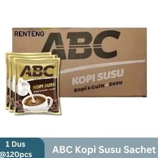 

Kopi ABC Susu 30gr 1 dus isi 120 sachet