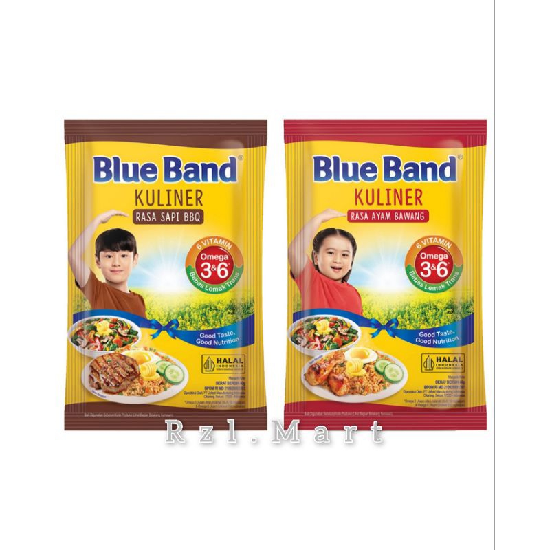 

Blue Band Kuliner Margarin Sapi BBQ / Ayam Bawang 40g