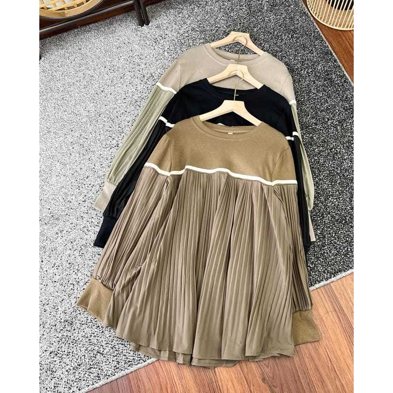 REady stok atasan import bangkok wanita plisket jumbo/ blouse plisket bangkok jumbo