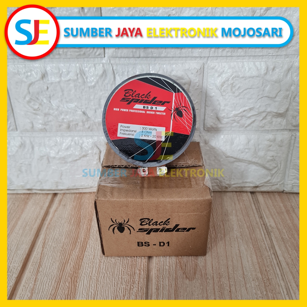 Driver Tweeter Black Spider BS-D1 300 watt