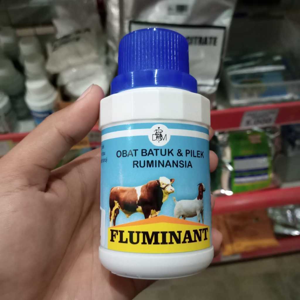 FLUMINANT OBAT PILEK DAN BATUK RUMINANSIA OBAT FLU HEWAN TERNAK OBAT PILEK SAPI KAMBING