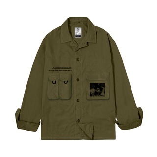 FLICWORLD - Pleasure Internal Overshirt Jacket Army