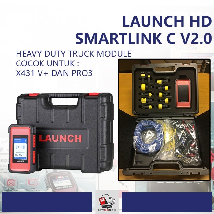Scanner Truck Diagnostic LAUNCH X431 Smartlink C v2.0 Work on X431 V+/Pro3