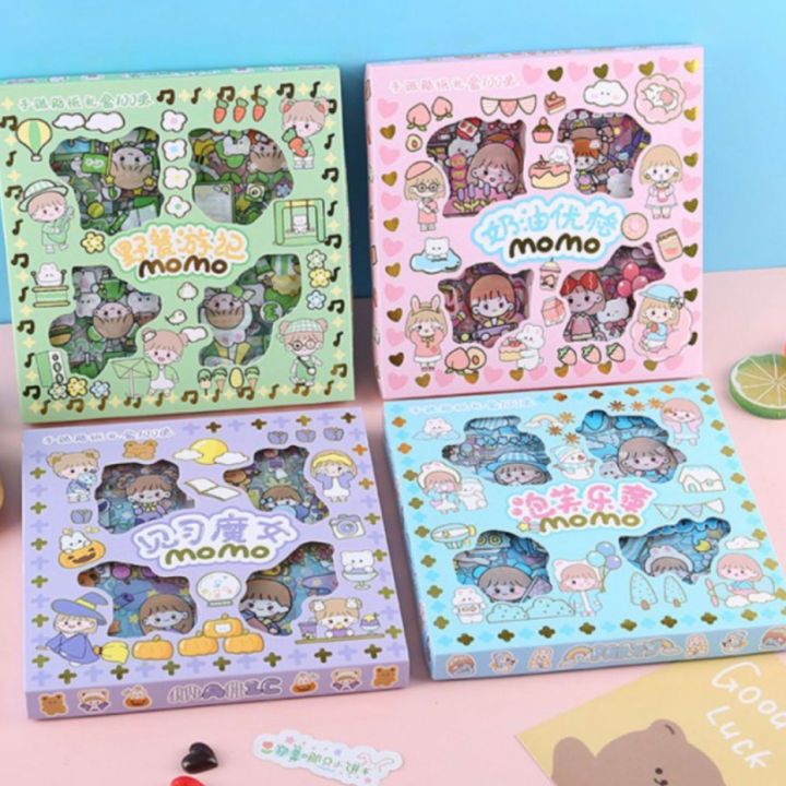 

Stiker Momo 100 Lembar 1 Box / Sticker Momo Viral / STIKER RAINBOW - 1 WARNA