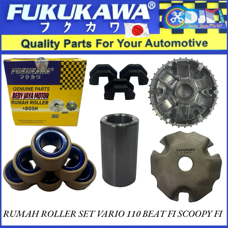 Rumah Roller Set Honda Vario 110 Beat Fi  Original Fukukawa Vario 110 Karbu Beat Fi 2013/2014 Scoopy