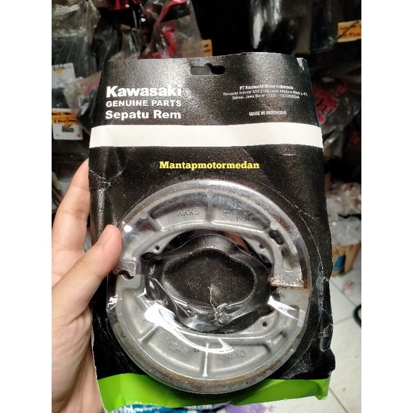 kampas rem belakang ninja M ninja r tromol original kampas rem belakang ninja M ninja R 41048-1076 Z