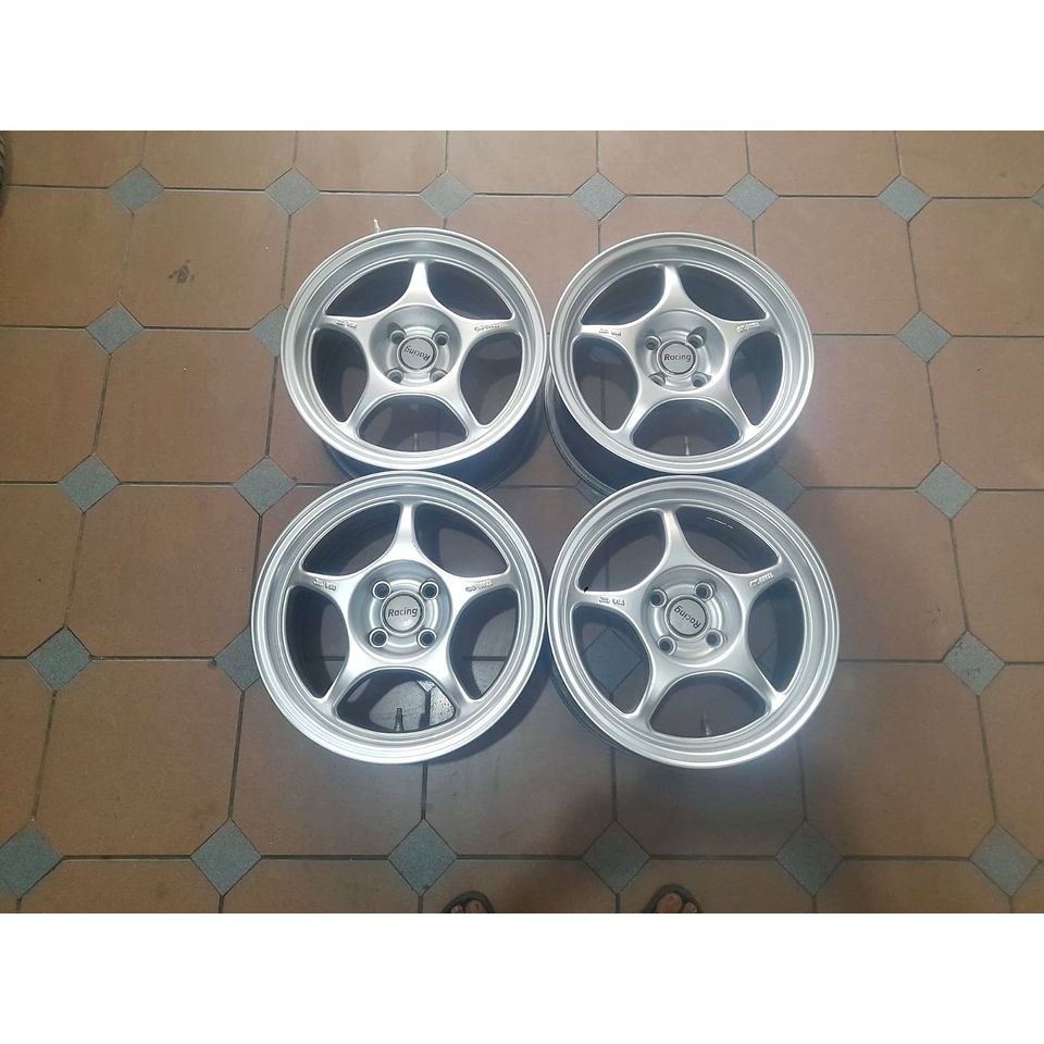 Velg Mobil Bekas Vios Yaris Brio Ayla Sirion Sigra ENKEI R15