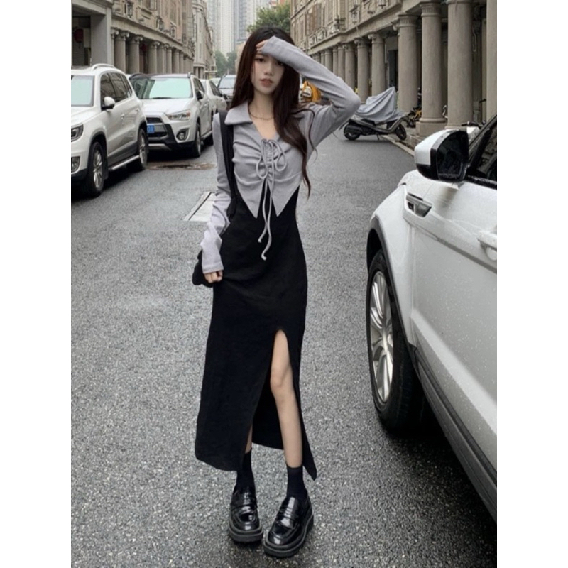 Ceisya Dress Belahan Import 5834