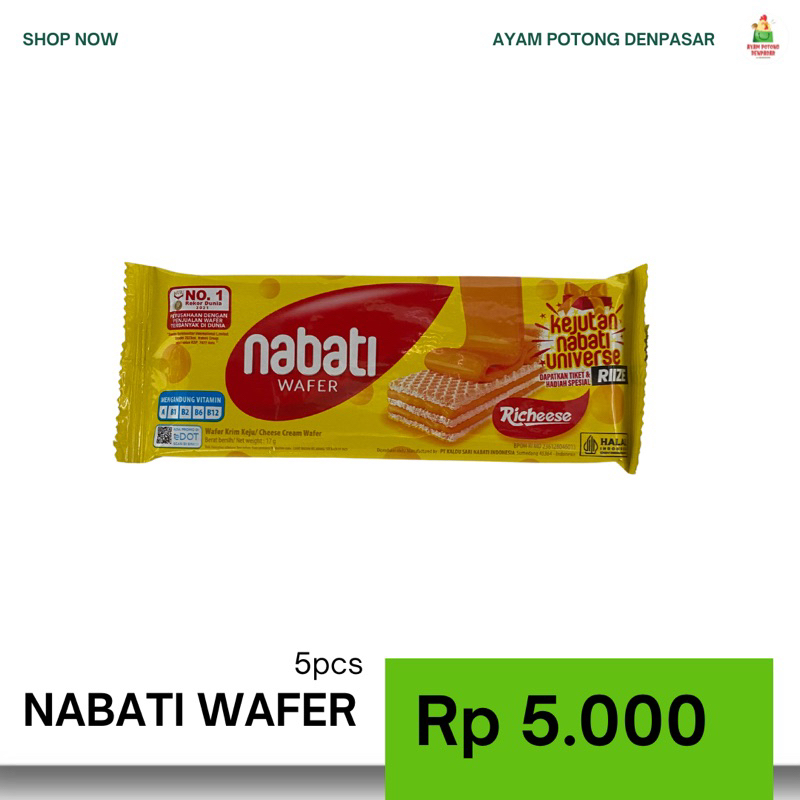 

NABATI WAFFER 5PCS