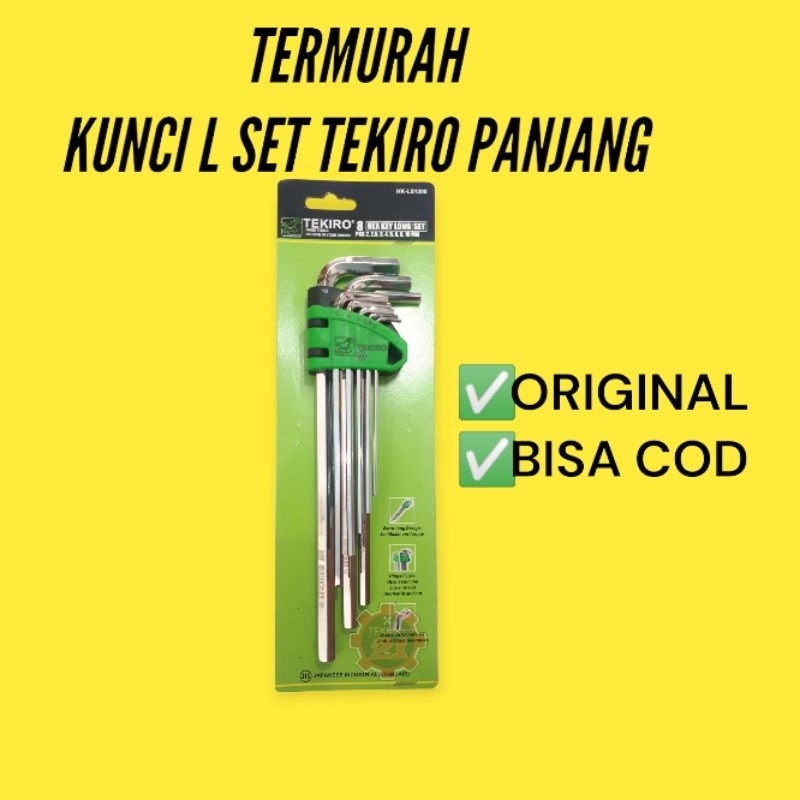 KUNCI L SET TEKIRO PANJANG TEKIRO KUNCI L SET