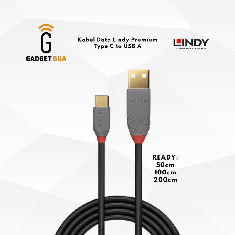 KABEL DATA LINDY USB A to Type C (HIGH QUALITY)